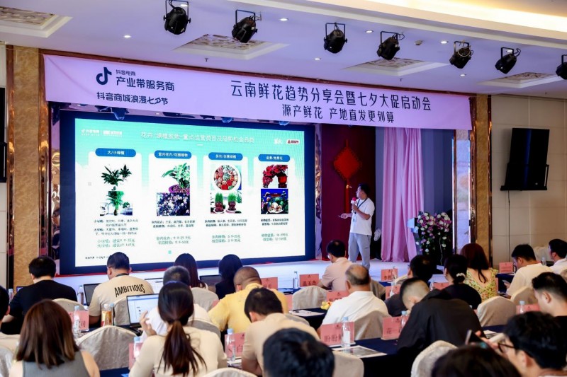 云南鲜花产业带报告披露过去一年通过抖音电商售出超5600万支粉钻康乃馨(图5)